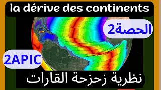 الخصة 2 اتساع قعر المحيط وزحزحة القارات السنة الثانية إعدادي » lexpansion océanique [upl. by Llehcar]