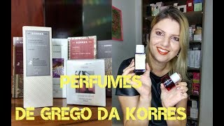 Experimentei quase todos os Perfumes da KORRES [upl. by Blaine]