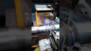 Globoid worm cutting on 2 axis turn machine [upl. by Arual]