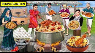 Lucknow Hardworking Boy Chicken Biryani Garib Ka Free Canteen Street Food Hindi Kahani Moral Stories [upl. by Ennaj]