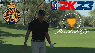 PGA Tour 2K23 Royal Montreal Golf Club 2024 Presidents Cup [upl. by Lazos874]