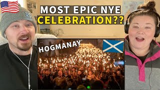 Americans React to Hogmanay in Edinburgh  Scotlands New Years Eve Celebration [upl. by Luis]