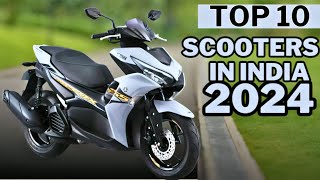 Top 10 Best Scooter In India 2024  Best Scooty To Buy in 2024  Features amp Specifications In Hindi [upl. by Otnicaj]