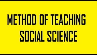 01 Methodology of teaching social sciences DElEd NIOS StudynStuff [upl. by Adnerad]