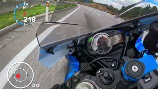 SUZUKI GSXR 750 2011  TopSpeed [upl. by Putscher]