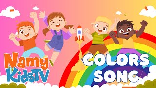 Colors Song  Namy Kids TV  Nursery Rhymes [upl. by Lamrert]