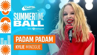 Kylie Minogue  Padam Padam Live at Capitals Summertime Ball 2023  Capital [upl. by Annaoj]