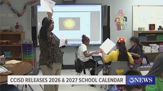 CCISD releases calendars for next 2 academic years [upl. by Tootsie]