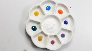 How to mix 14 simple acrylic colors  Color mixing instructions [upl. by Barstow]