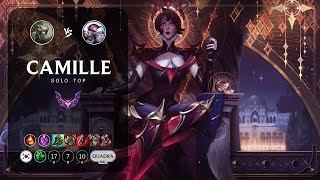 Camille Top vs Fiora  KR Master Patch 1321 [upl. by Caril191]