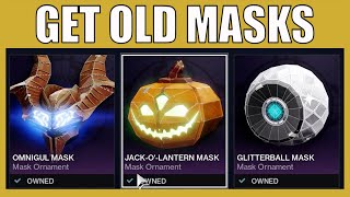 How To Get Old Masks From Previous Festival Of The Lost Events Destiny 2 [upl. by Ikkiv]