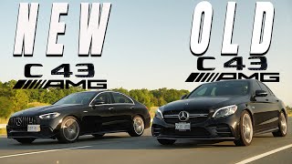 Drag Race And Comparison New Mercedes C43 W206 vs Old Mercedes C43 W205 Worth the upgrade [upl. by Adniled]