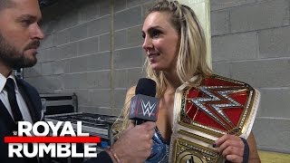 Charlotte Flair makes a bold prediction Royal Rumble Exclusive Jan 29 2017 [upl. by Conway]