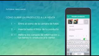 Tutorial Wallapop  Como subir un producto iPhone [upl. by Reinnej294]