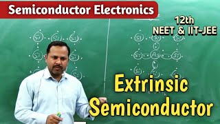 Extrinsic semiconductor ptype and ntype  12th  Physics Term 2 cbse [upl. by Oleic]