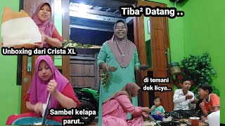 Unboxing Punjungan Dek Crista ‼️ Lanjut Buka Bersama [upl. by Truk]