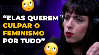 FEMINISTA DESABAFA SOBRE O ANTIFEMINISMO com Carolline Sardá  PODCAST do MHM [upl. by Hellah924]