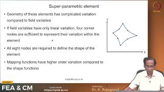 Isoparametric Elements PartI [upl. by Einomrah]