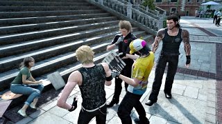 FINAL FANTASY XV  Secret Ugly Portrait amp Funny Cutscene [upl. by Cayser422]