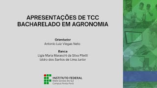 Apresentação de TCC  Bacharelado em Agronomia [upl. by Adnalue664]