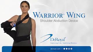 How to Use Deroyal Warrior Shoulder Immobilizer [upl. by Aimaj]