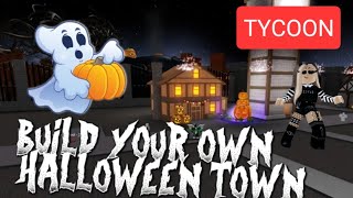 ROBLOX  TYCOON ville d’halloween 🎃👻 [upl. by Ahsiyn971]