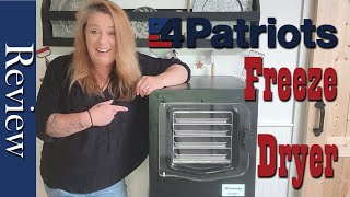 NEW 4Patriots Freeze Drying System  Freeze Dryer Review [upl. by Marabel]