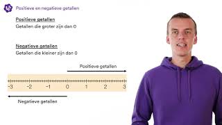 POSITIEVE EN NEGATIEVE GETALLEN  uitleg door docent Menno [upl. by Emanuel]