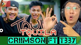 Reaction Criimson  Tquila ft Tbby  Bintang dari Timor Leste [upl. by Wenn]