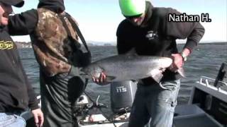 Columbia River Spring Salmon 2010 quotLet The Good Times Trollquot [upl. by Northey]