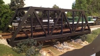 LAYOUT TOUR  HO Scale  NSMODELER24s Layout  Norfolk Southern  Double Deck [upl. by Braca782]