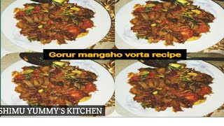 Gorur mangsho vorta recipe [upl. by Ardnoyek]