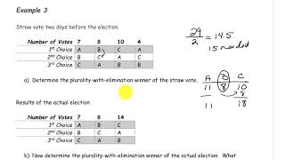 Plurality with Elimination Method Example 3 [upl. by Bevon345]