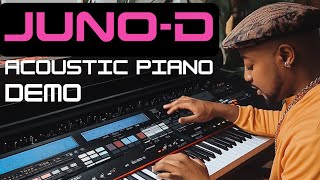 JUNO  D ACOUSTIC Jazz PIANO in ACTION Crisp Sound [upl. by Norrab532]