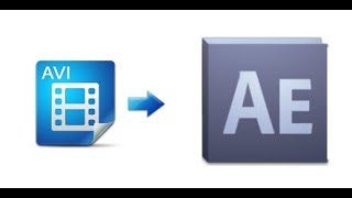 Cant Import AVI to After Effects Solved [upl. by Odnalro]