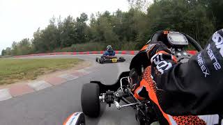 Sodi KZ  TM R2 total black  SH Karting  practice [upl. by Eboh]