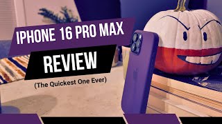 The quickest iPhone 16 Pro Max review a regression [upl. by Ethyl]