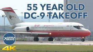 55 Year Old Douglas DC915MC Takes Off from Louisville International Airport May 23 2023 [upl. by Leahcir]