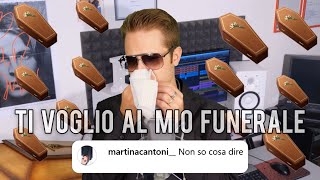 Canto Commenti su TI VOGLIO AL MIO FUNERALE  Nuela [upl. by Curhan]