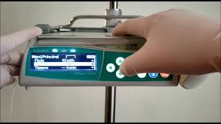 Video Tutorial Perfusor Space 02 Como programar el flujo y volumen a infundir [upl. by Marsland]
