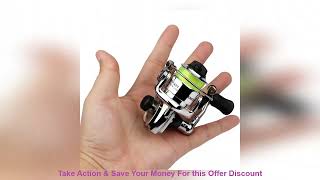 Mini 100 Pocket Spinning Fishing Reel Fishing Tackle Small Spinning Reel [upl. by Geneva]