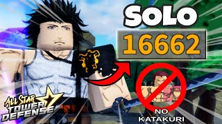 Solo Gauntlet Mode Feat 6 Star Yami Dark  16k Seconds  All Star Tower Defense Roblox [upl. by Ahtenak249]