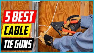 Top 5 Best Cable Tie Guns in 2022 Reviews [upl. by Carolan]