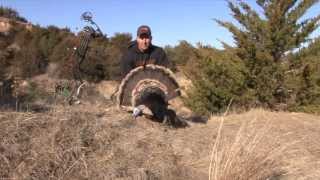 Kasey Nebraska Turkey Bow Kill [upl. by Eliathan]