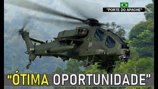 OPORTUNIDADE Helicóptero de Ataque irmão mais novo do quotT129 Atakquot quotTEM PORTE DE APACHEquot [upl. by Gittel]