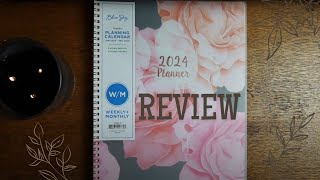 Blue Sky 2024 Weekly and Monthly Planner Review [upl. by Norac489]