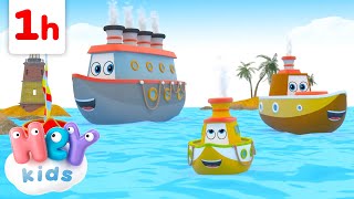 The little boat ⛵️  Songs for Kids  HeyKids Nursery Rhymes [upl. by Milburr]