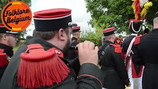 🥁SaintAubin 🥁 Marche NotreDame du Mont Carmel 2024🥁épisode1 🥁folklore belgium 🥁 [upl. by Michell]