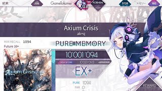 【Arcaea】Axium Crisis FTR理論値 [upl. by Sairu829]