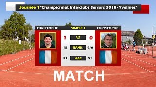 Christophe 15 vs Christophe 46  Match interclubs  Journee1  06052018 [upl. by Colleen]